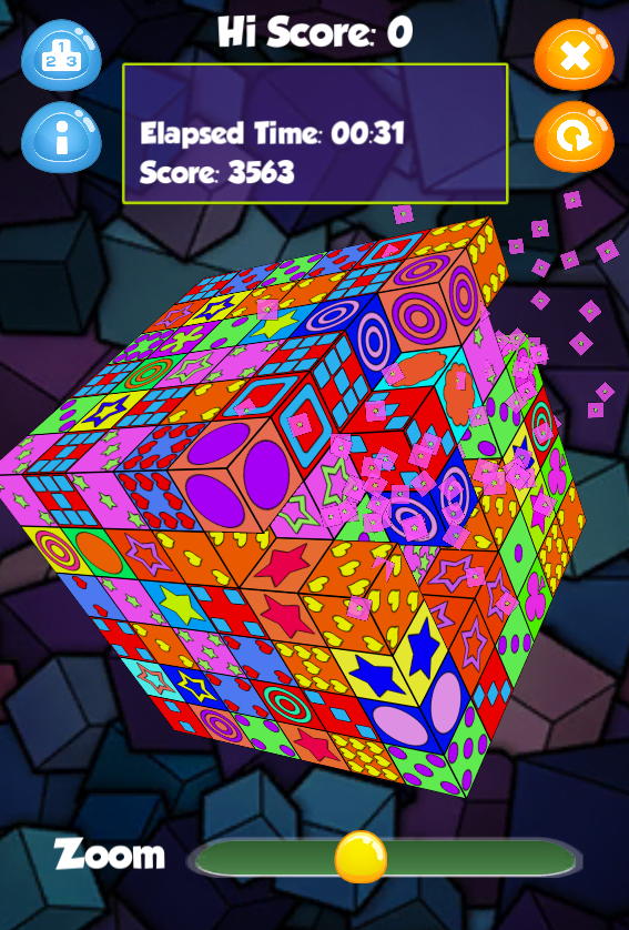 Cubeology - 3D cube matching puzzle game