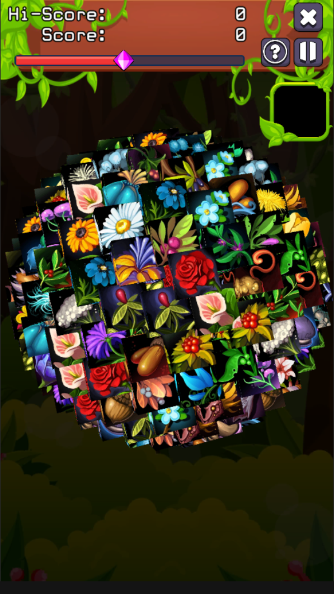 Herbology - Themed 3D cube matching puzzle game